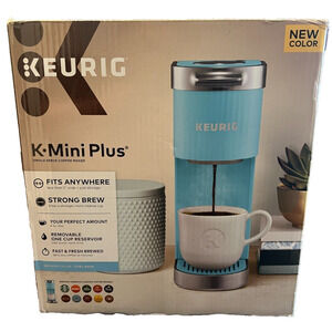 Keurig K Mini Plus Single Serve Coffee Maker NEW Color Blue Cool Aqua NIB